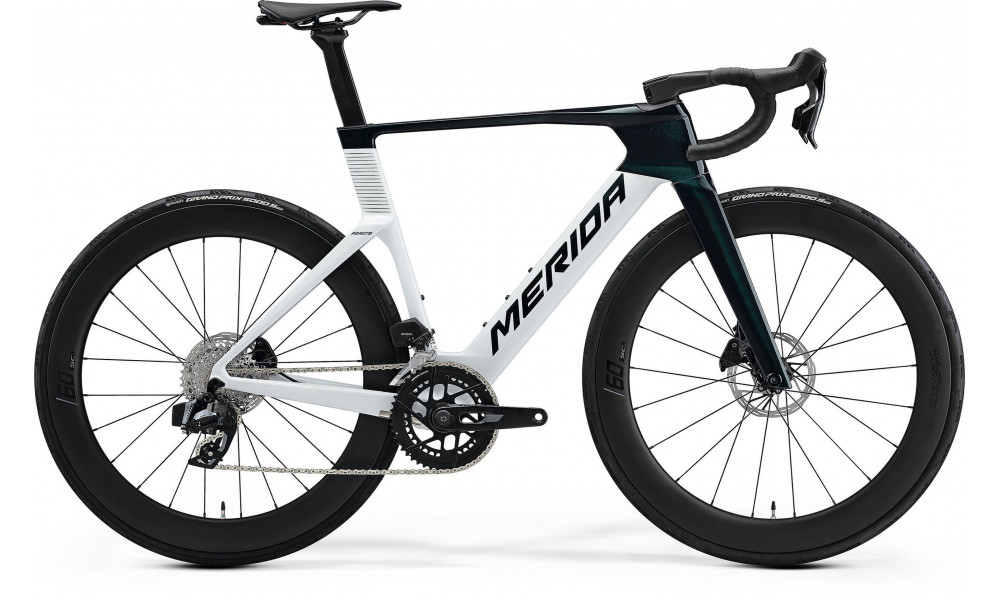 Velosipēds Merida Reacto 7000 2027 halo green/pearl white(green) 