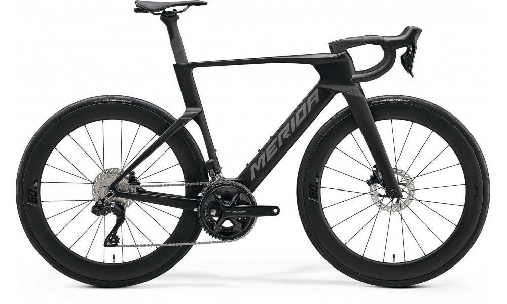 Velosipēds Merida Reacto 6000 2027 silk black(gunmetal grey) 
