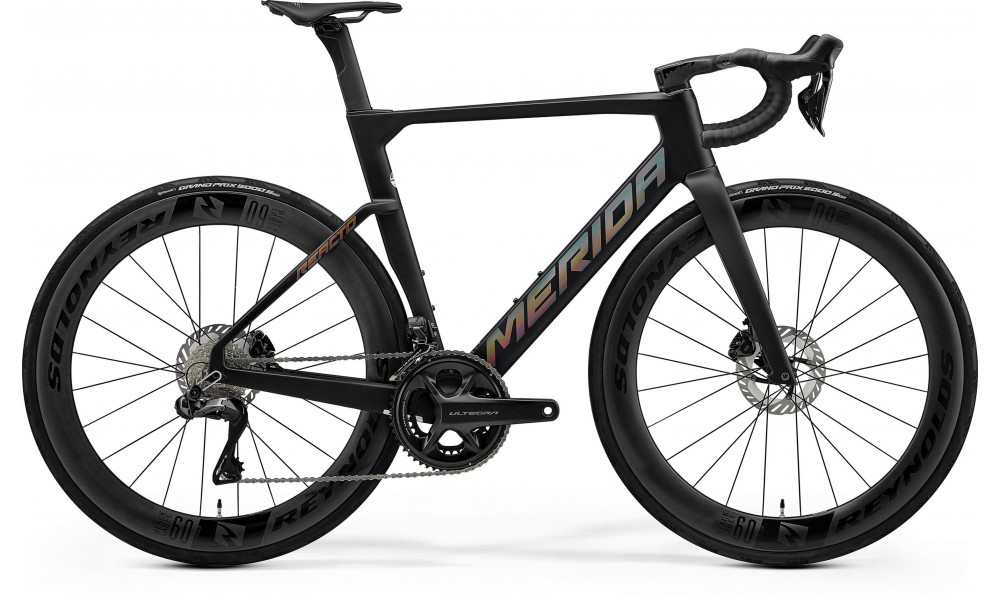 Velosipēds Merida Reacto 9000 2026 silk black(glossy dark silver) 