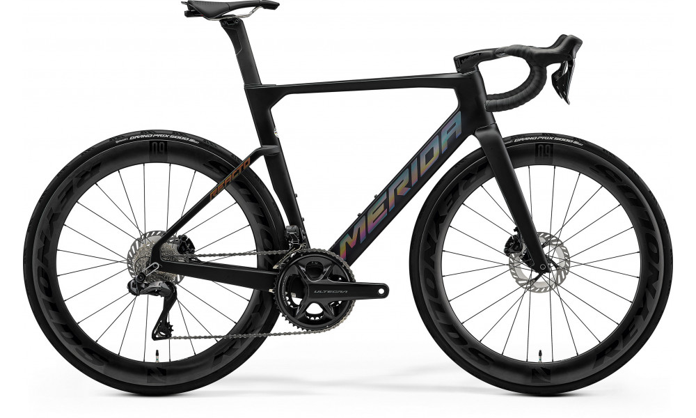 Velosipēds Merida Reacto 8000 2026 silk black(glossy dark silver) 