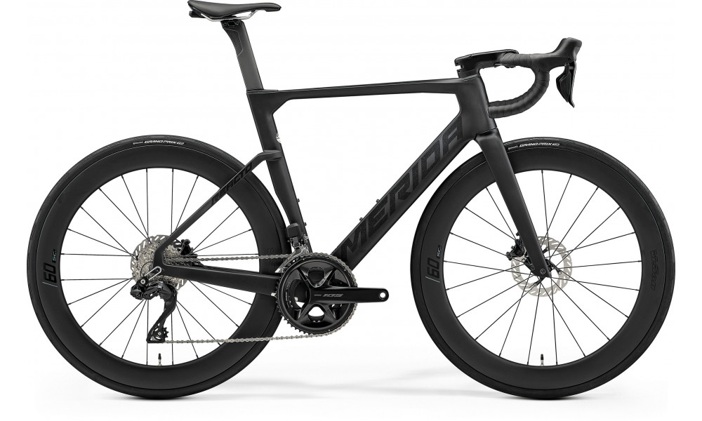 Velosipēds Merida Reacto 6000 2026 silk black(glossy dark silver) 