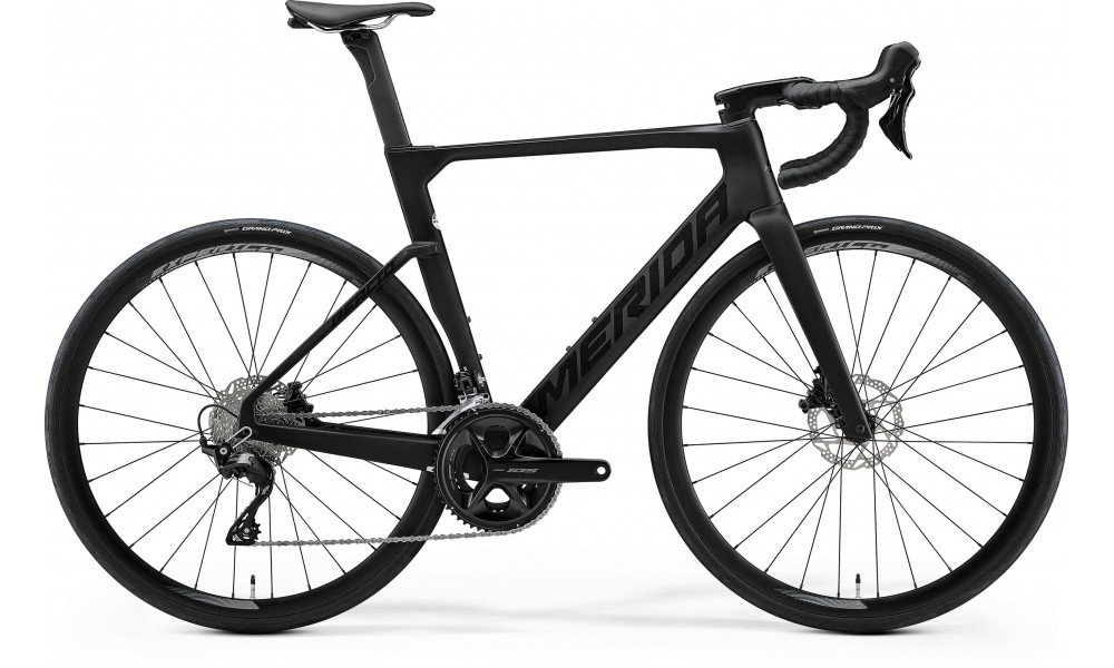 Velosipēds Merida Reacto 4000 2026 silk black(glossy dark silver) 
