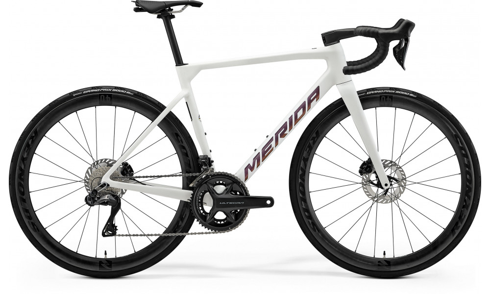 Velosipēds Merida Scultura 8000 2026 matt white(rainbow purple) 