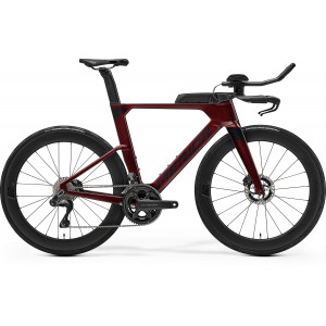 Velosipēds Merida Time Warp TRI Limited 2026 burgundy red(black)