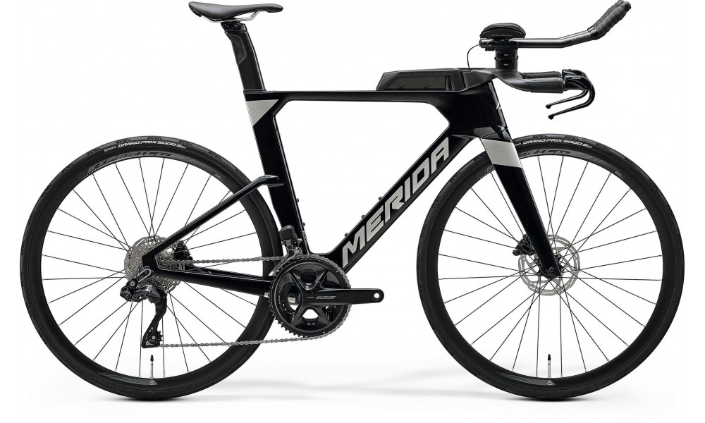 Velosipēds Merida Time Warp TRI 5000 2026 black(titan) 
