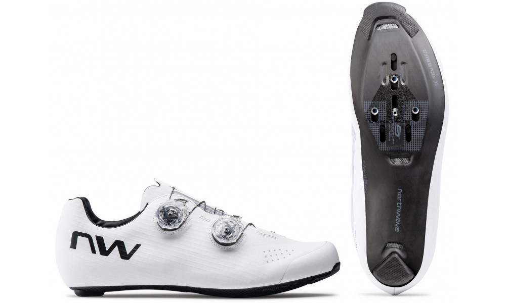 Velo apavi Northwave Extreme Pro 3 Road black-white - 2