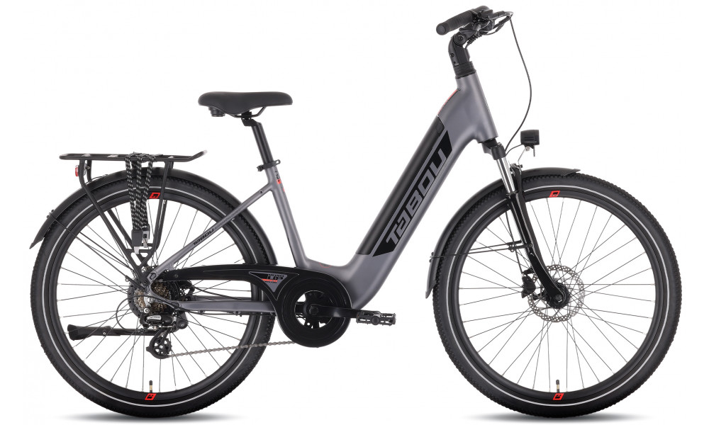Elektro velosipēds Tabou Mono UP ECO Plus 26 anthracite-red - 1