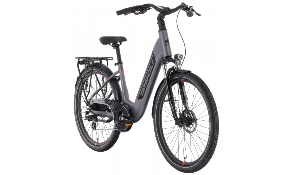 Elektro velosipēds Tabou Mono UP ECO Plus 26 anthracite-red - 2
