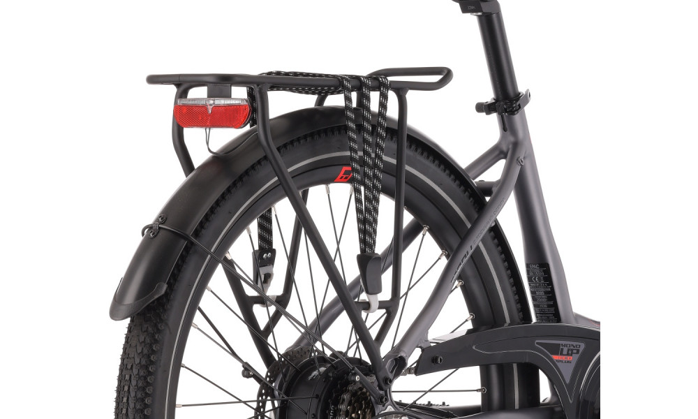 Elektro velosipēds Tabou Mono UP ECO Plus 26 anthracite-red - 8