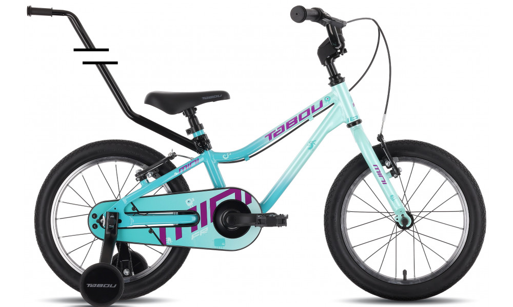 Velosipēds Tabou Miss FR 16 mint-purple - 1