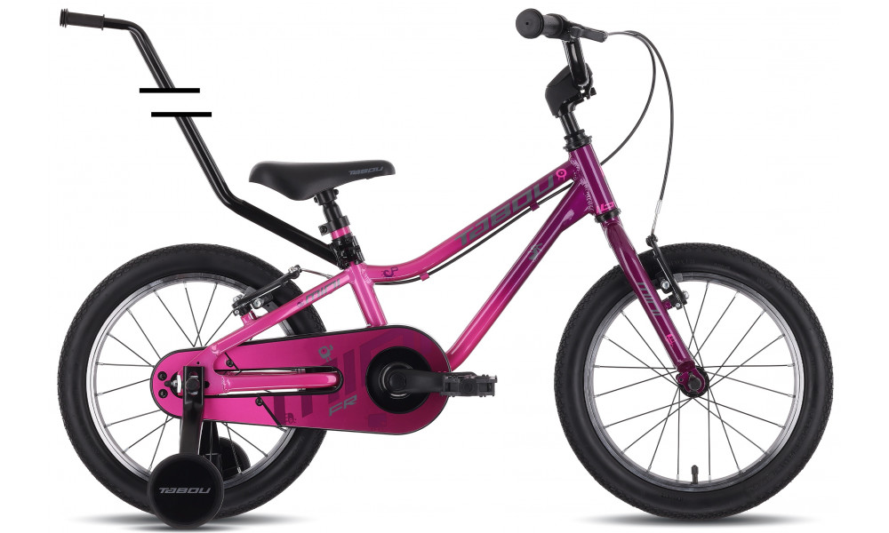 Velosipēds Tabou Miss FR 16 pink-purple - 1