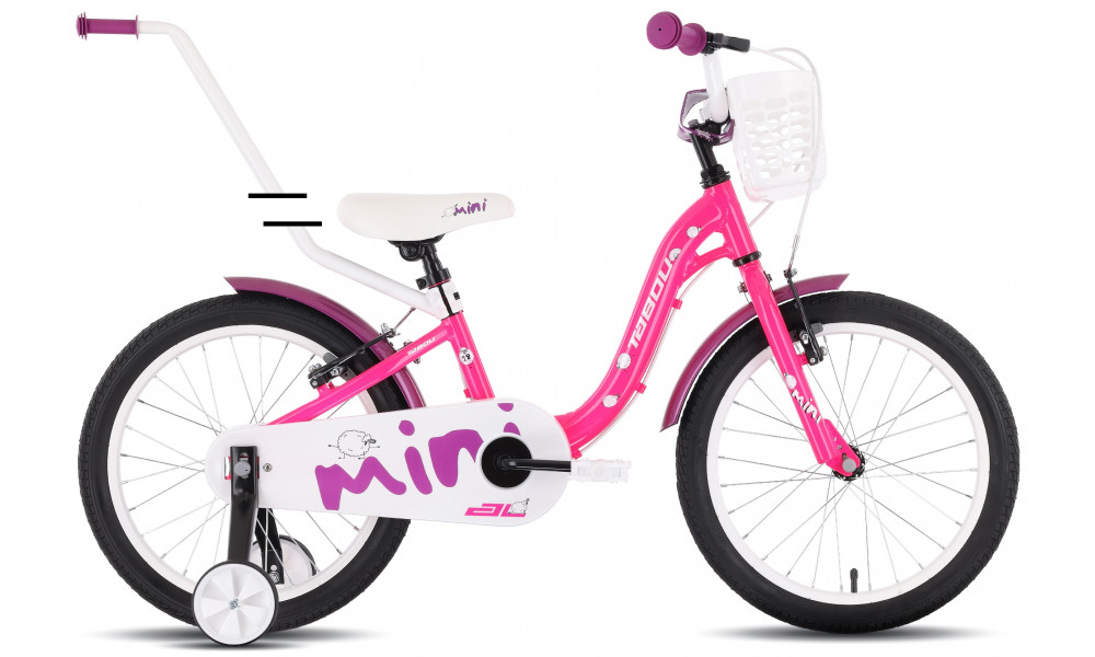 Velosipēds Tabou Miss AL 18 pink-white - 1