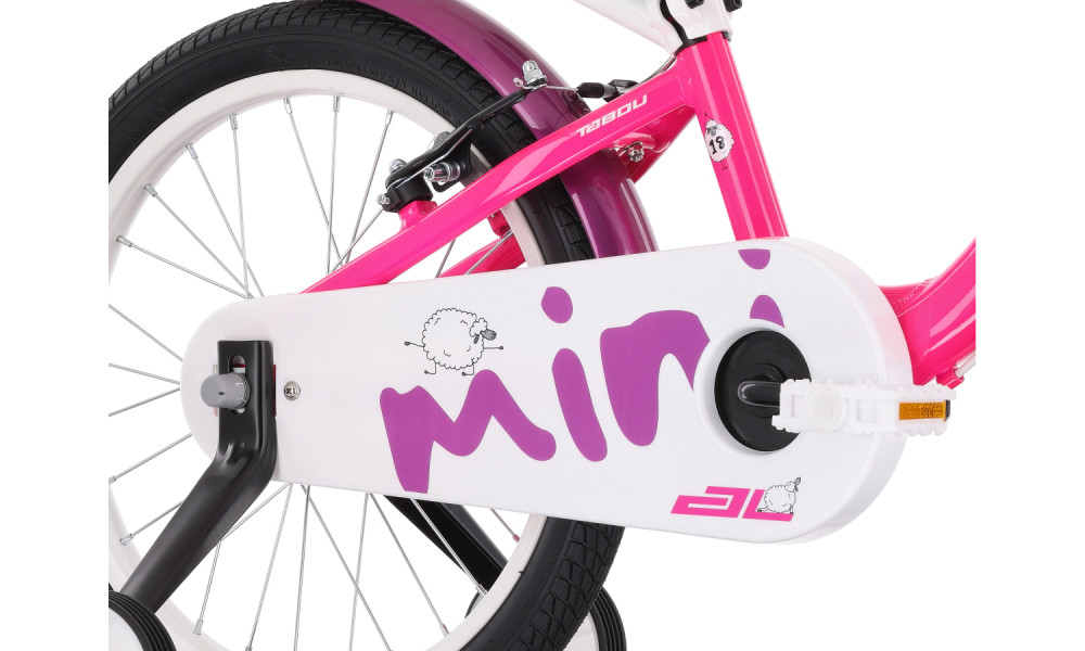 Velosipēds Tabou Miss AL 18 pink-white - 3
