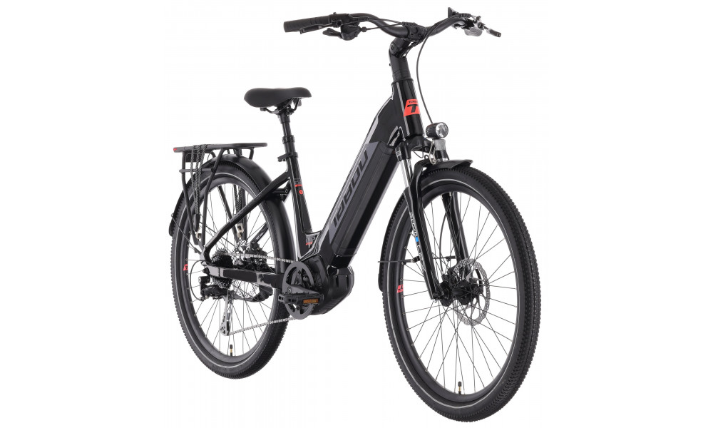 Elektro velosipēds Tabou Mono UP 2.0 26 black-red - 2