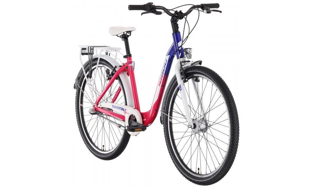 Velosipēds Tabou Queen 27.5 Plus pink-white - 2