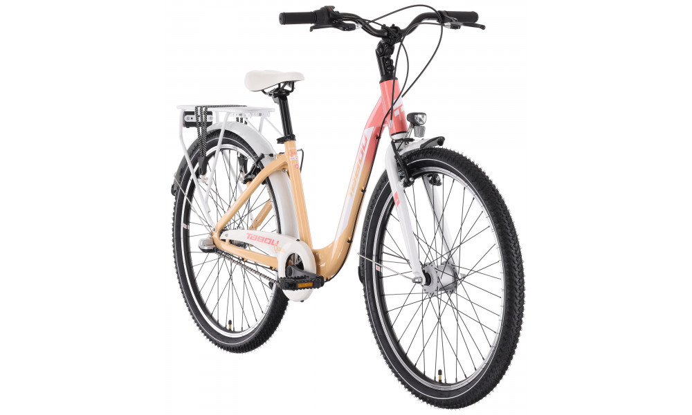 Velosipēds Tabou Queen 26 Plus coral-white - 2