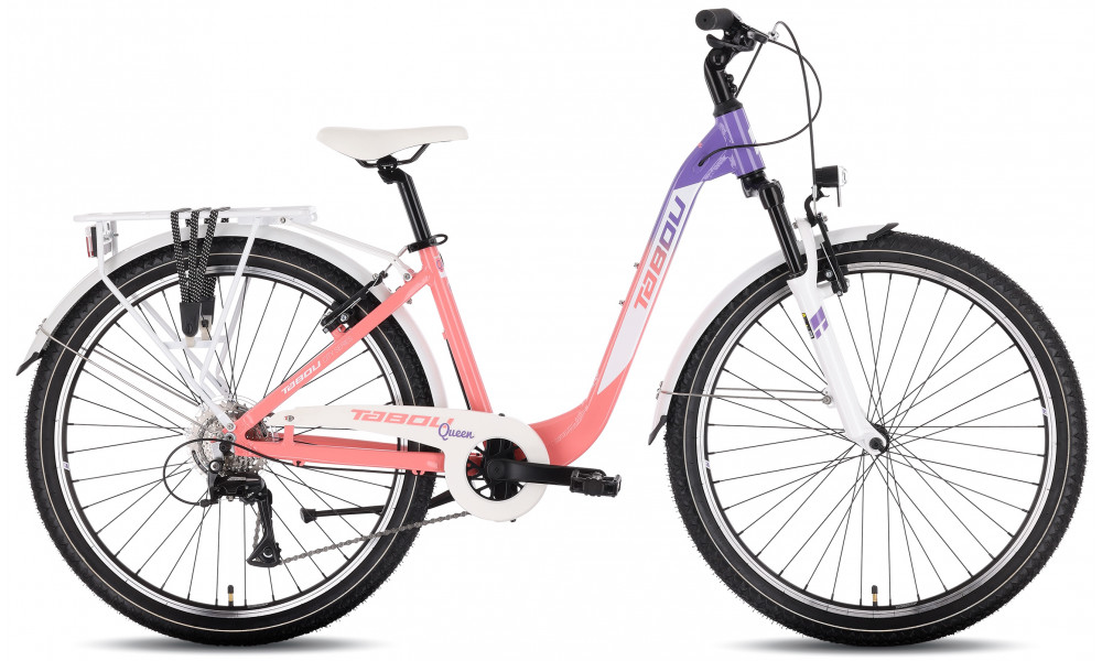 Velosipēds Tabou Queen 26 pink-white - 1