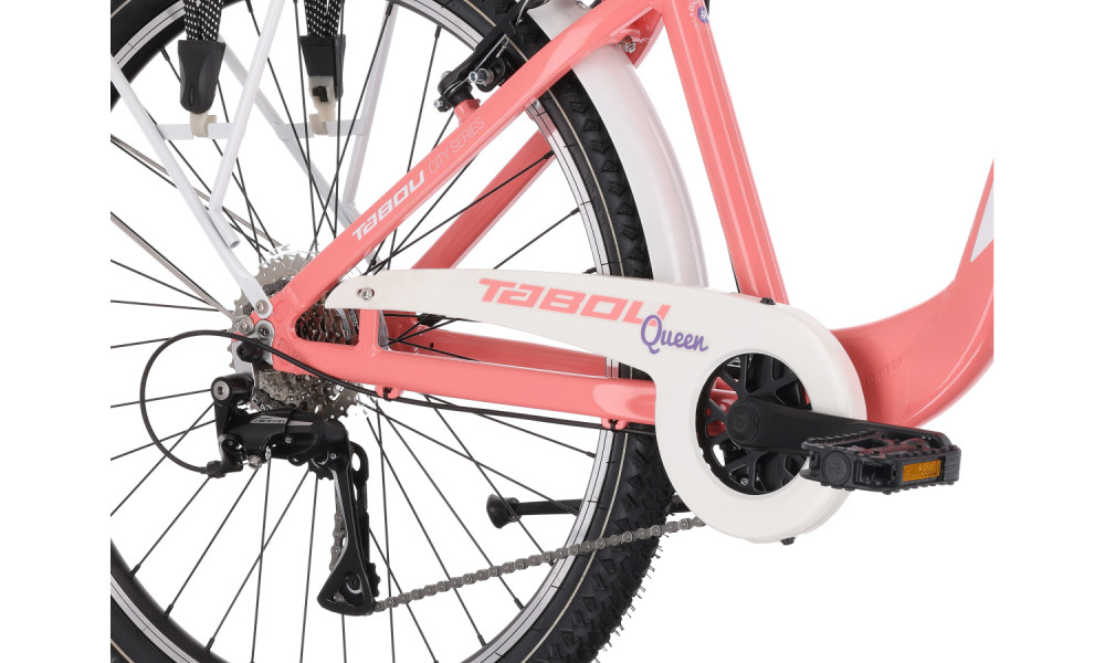 Velosipēds Tabou Queen 26 pink-white - 3