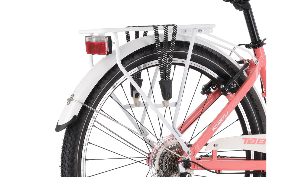 Velosipēds Tabou Queen 26 pink-white - 8