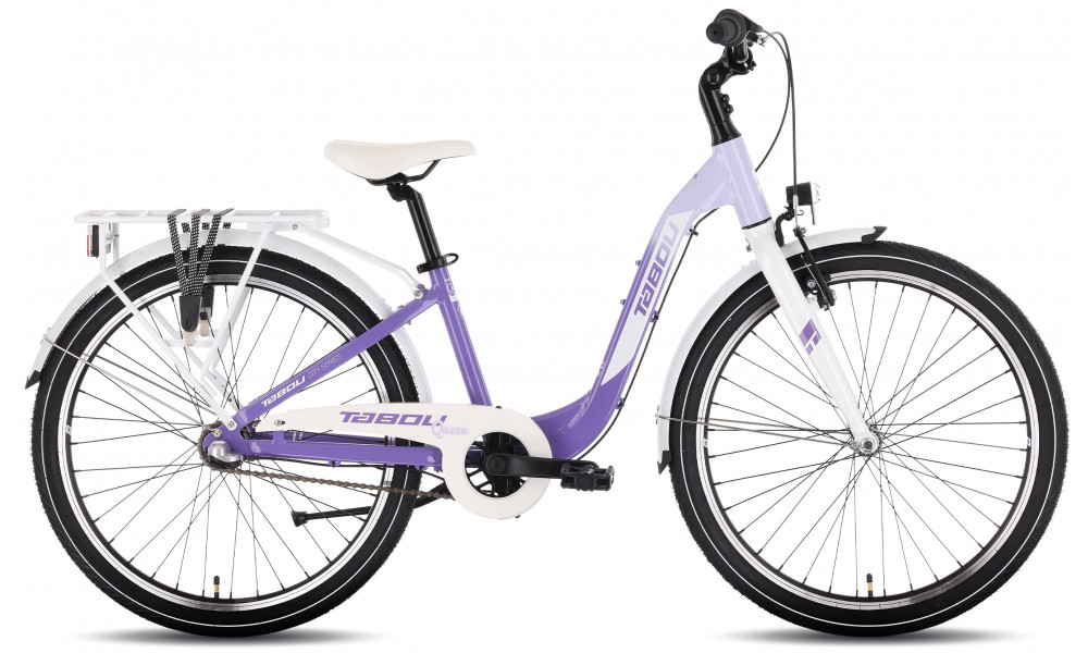 Velosipēds Tabou Queen 24 Plus purple-white - 1