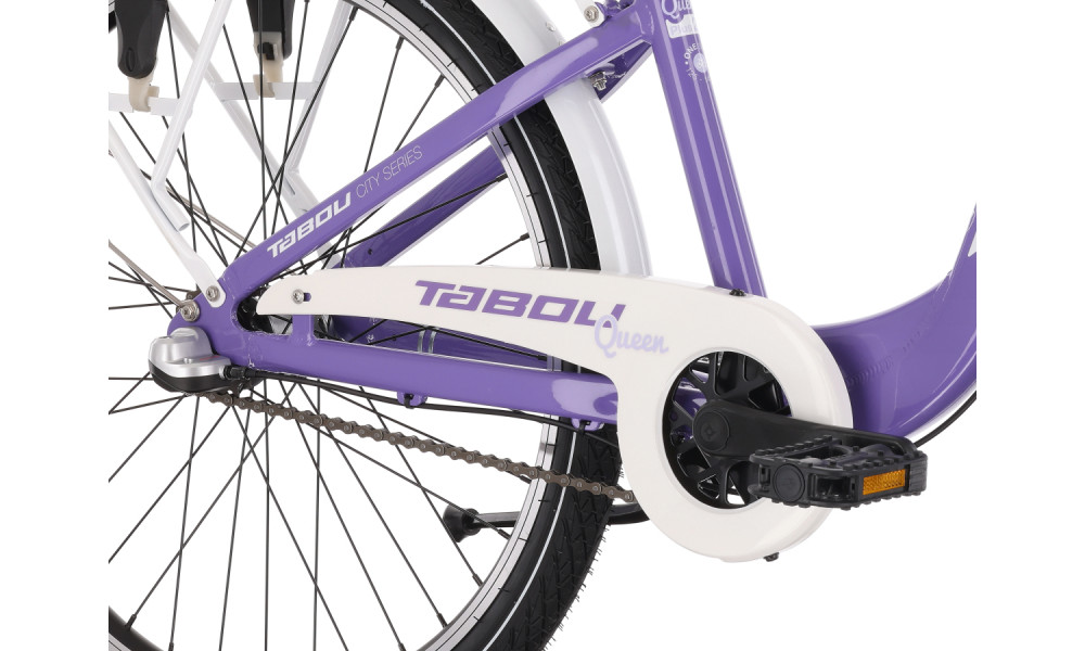 Velosipēds Tabou Queen 24 Plus purple-white - 3
