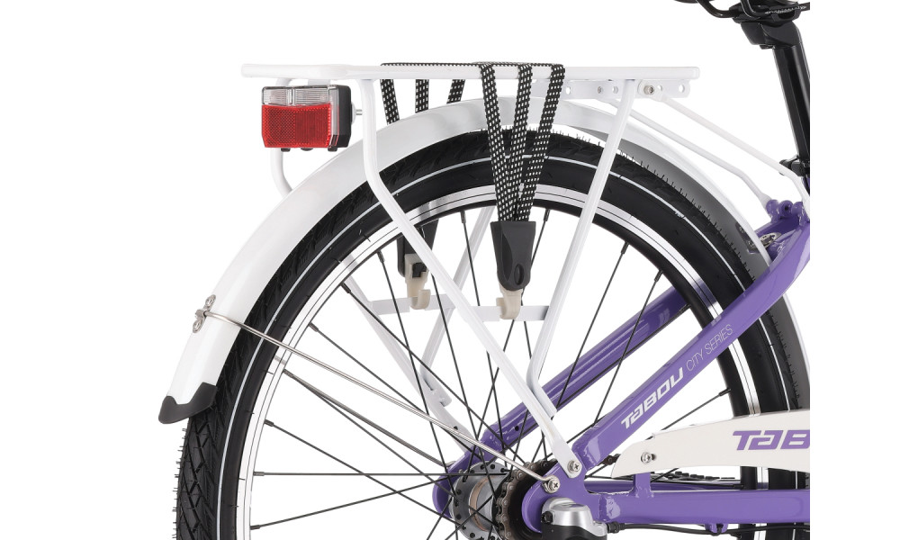 Velosipēds Tabou Queen 24 Plus purple-white - 8