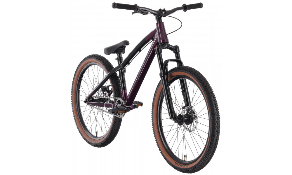 Velosipēds Tabou Tabspin JR 24 purple-black - 2