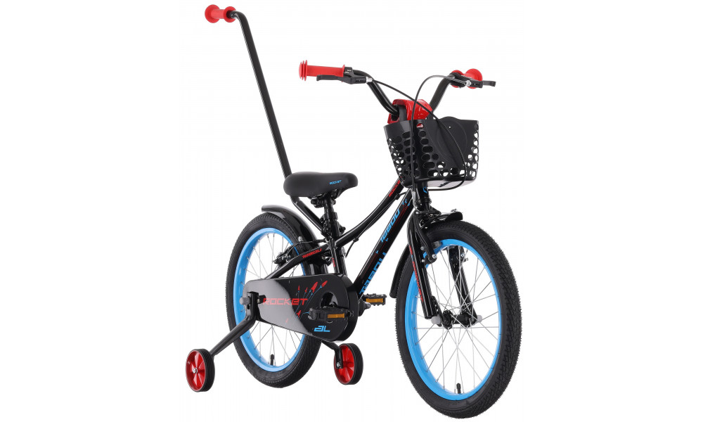 Velosipēds Tabou Rocket AL 18 black-red - 2