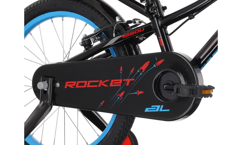 Velosipēds Tabou Rocket AL 18 black-red - 3