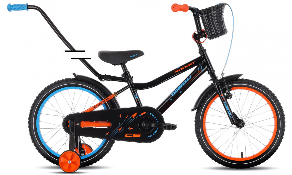 Velosipēds Tabou Rocket CS 18 black-orange - 1