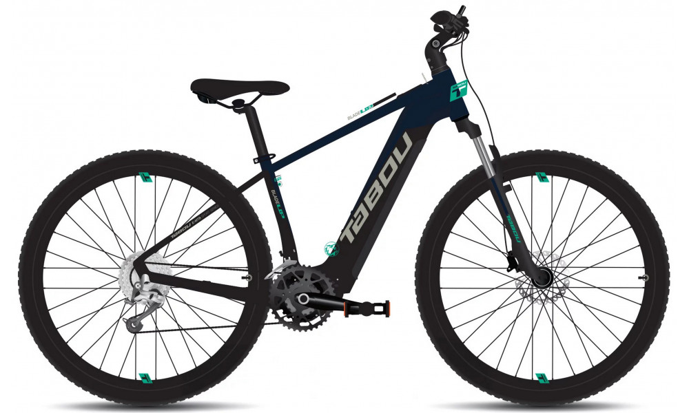 Elektro velosipēds Tabou Blade UP 29 black-black 