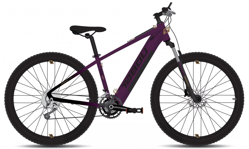 Elektro velosipēds Tabou Blade UP ECO 29 black-purple 