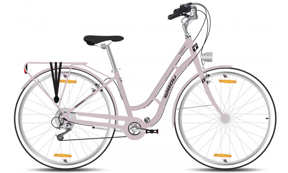 Velosipēds Tabou Retro lavender-black 