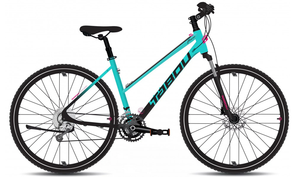 Velosipēds Tabou Flow 1 W 19 black-mint 