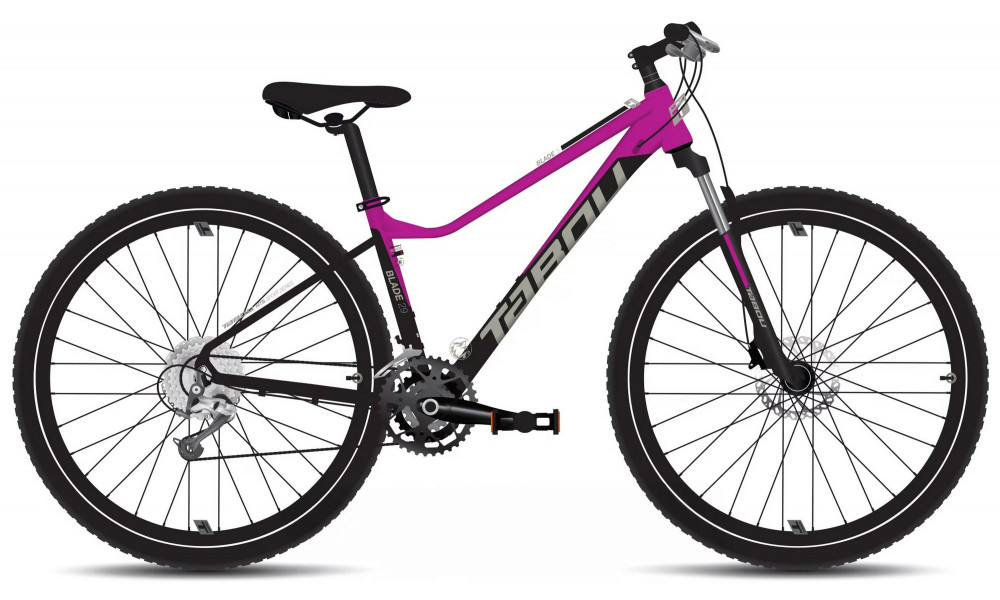 Velosipēds Tabou Blade 29 3 W black-pink 