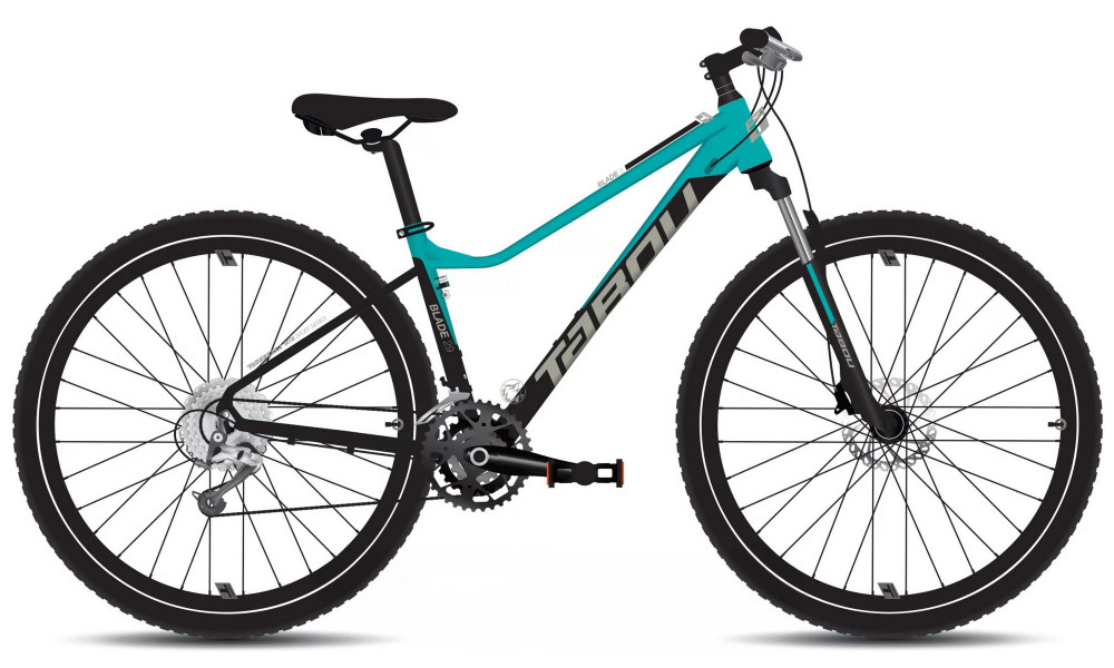Velosipēds Tabou Blade 29 3 W black-turq 