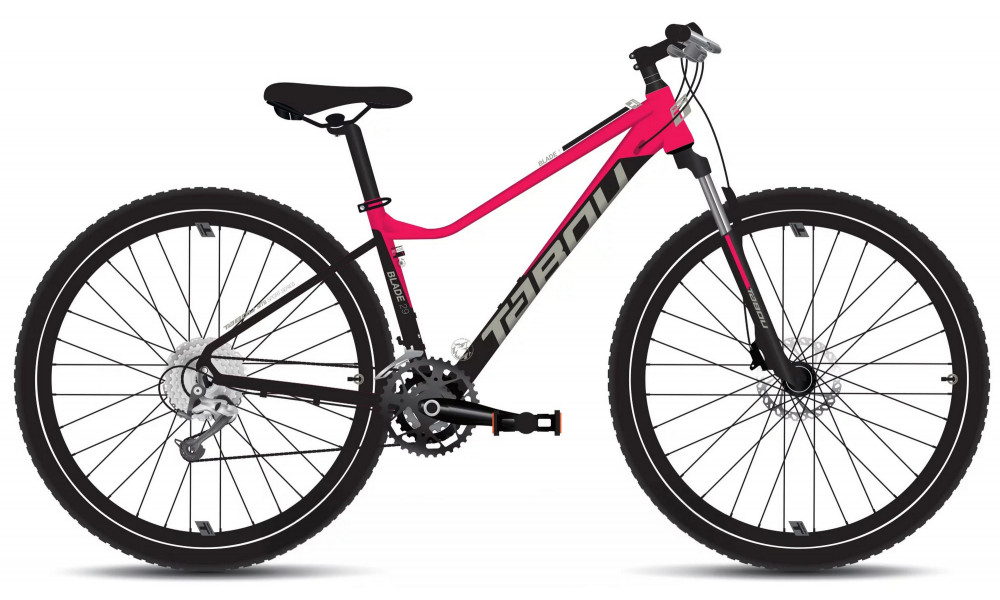 Velosipēds Tabou Blade 29 1 W black-red 