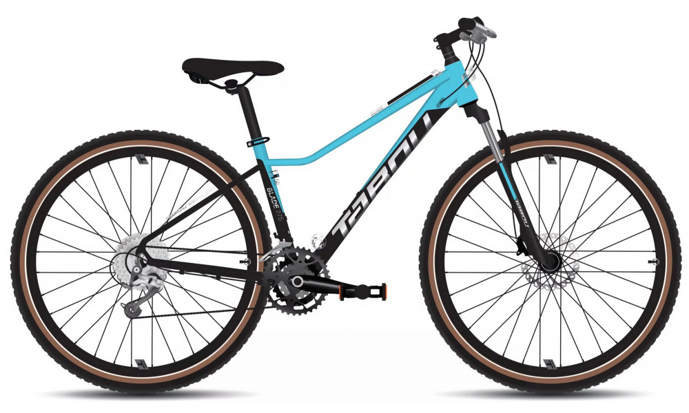 Velosipēds Tabou Blade 27.5 3 W black-turq 