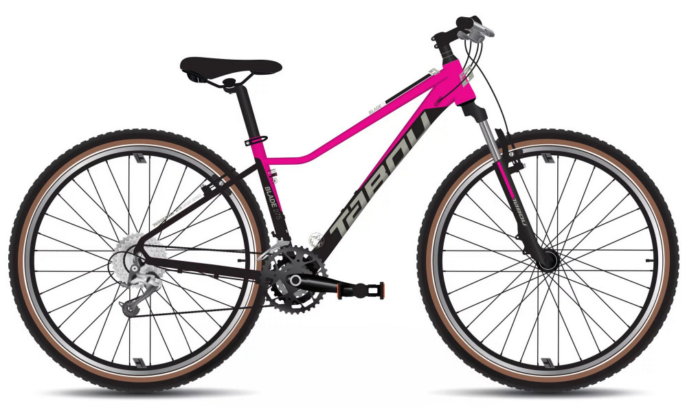 Velosipēds Tabou Blade 27.5 0 W black-fuxia 