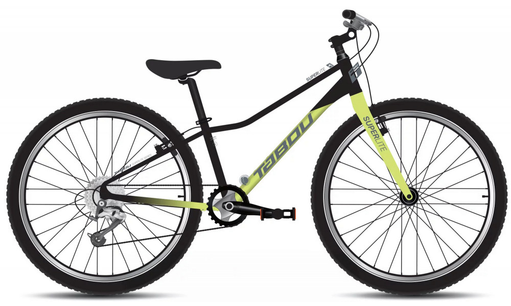 Velosipēds Tabou Superlite 26 black-lime 