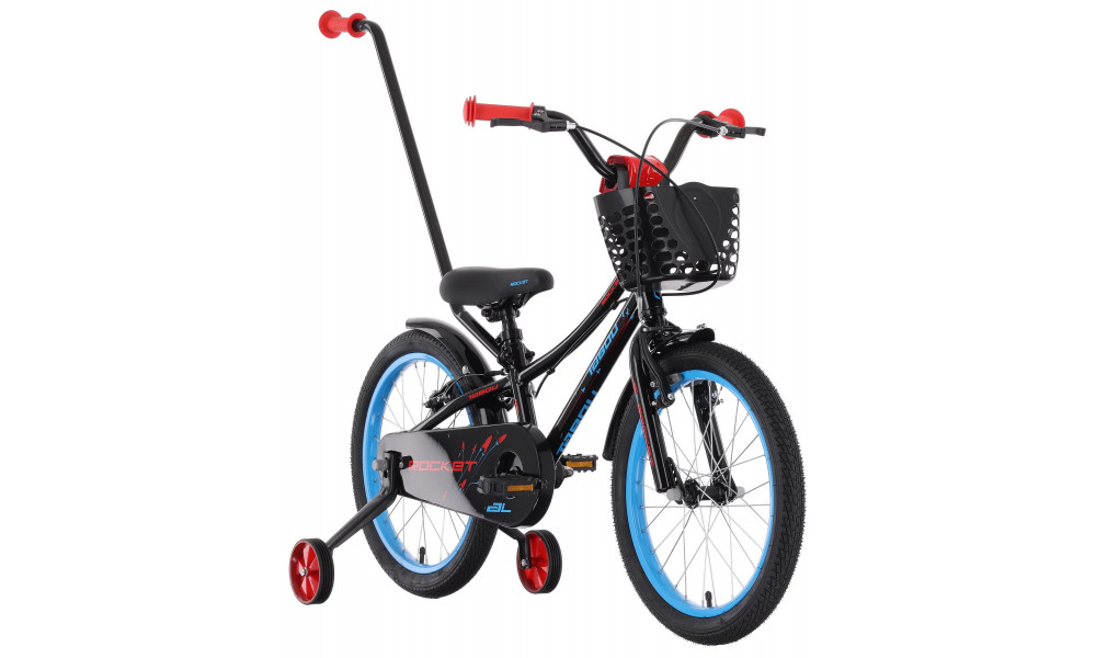 Velosipēds Tabou Rocket AL 14 black-red - 2