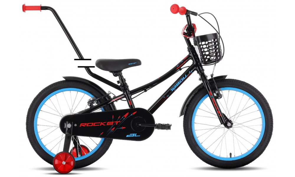 Velosipēds Tabou Rocket AL 12 black-red - 1