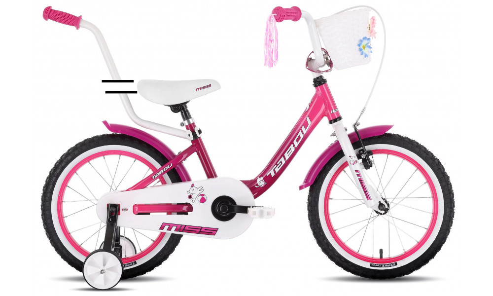 Velosipēds Tabou Miss Alu 16 pink-purple - 1