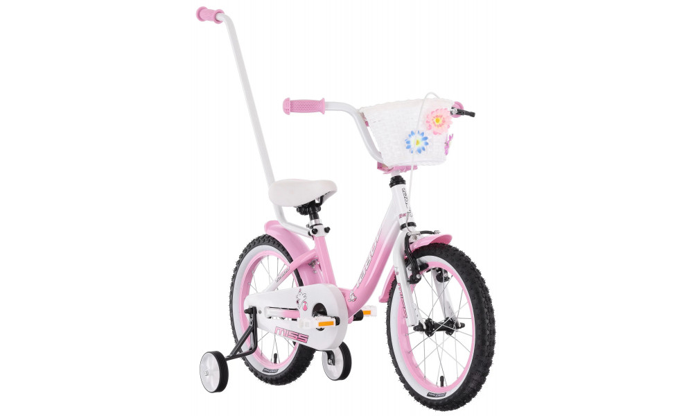 Velosipēds Tabou Miss Alu 16 pink-white - 2