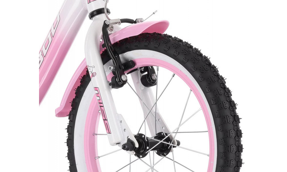 Velosipēds Tabou Miss Alu 16 pink-white - 4