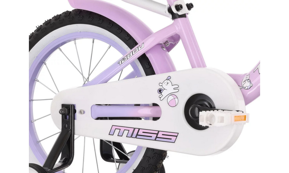 Velosipēds Tabou Miss Alu 14 melrose-lavender - 3