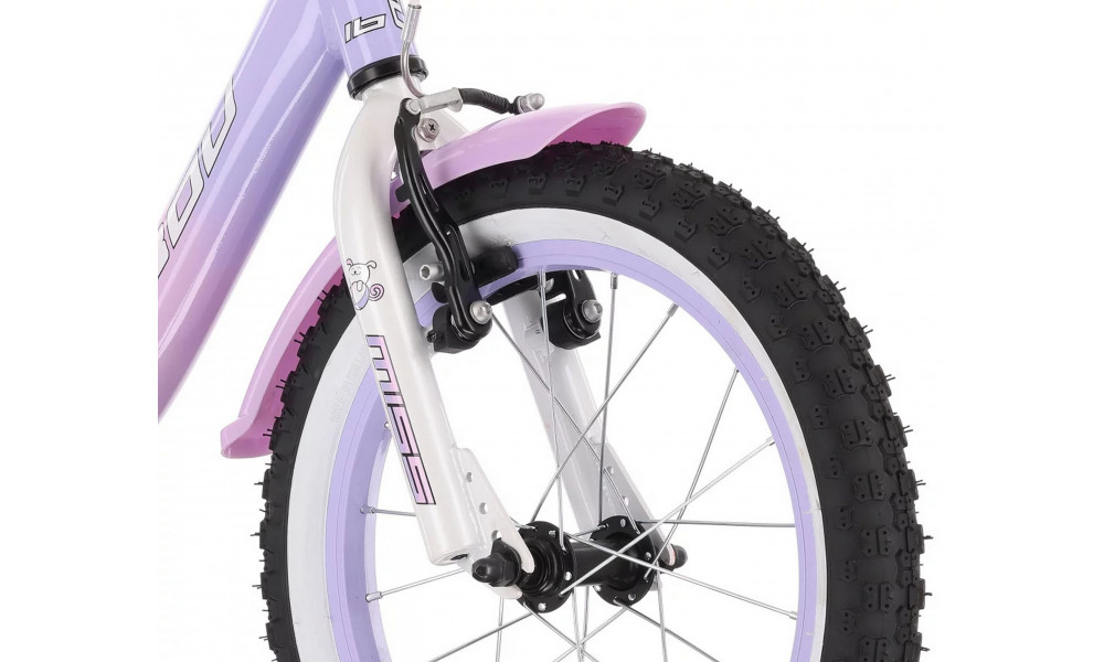 Velosipēds Tabou Miss Alu 14 melrose-lavender - 4