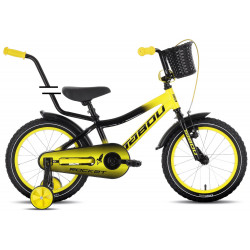 Velosipēds Tabou Rocket Alu 16 black-yellow