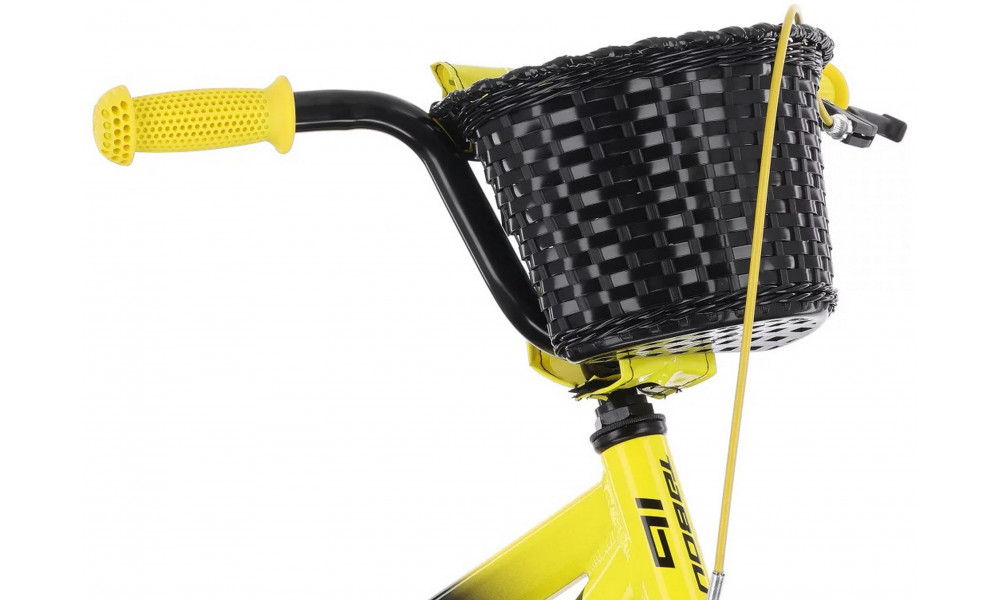 Velosipēds Tabou Rocket Alu 16 black-yellow - 6