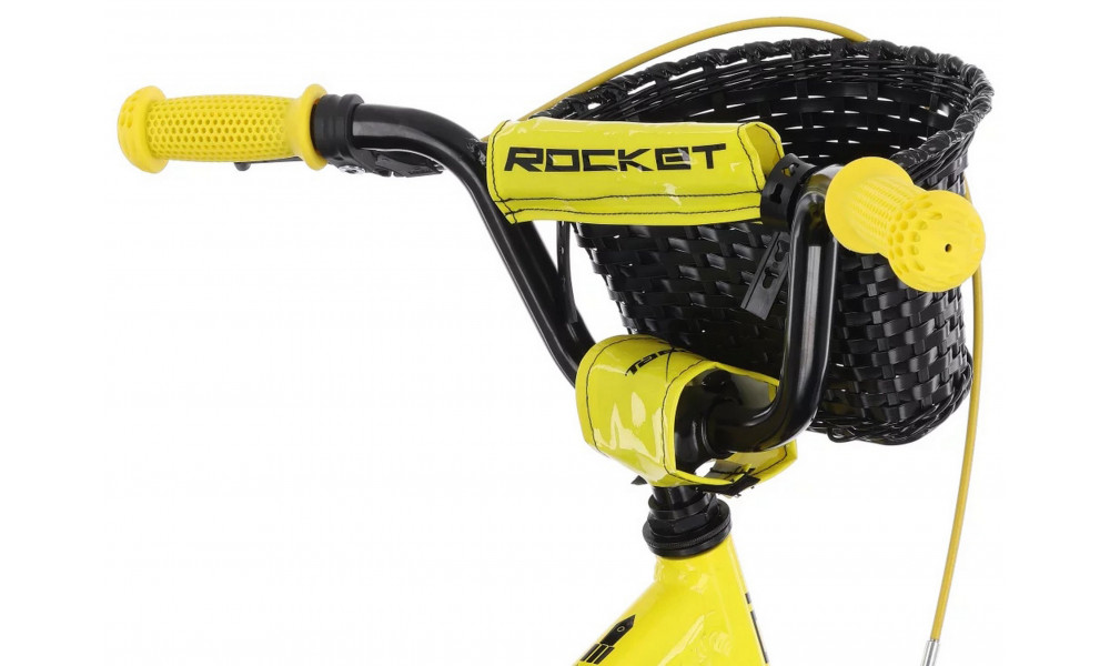 Velosipēds Tabou Rocket Alu 16 black-yellow - 7